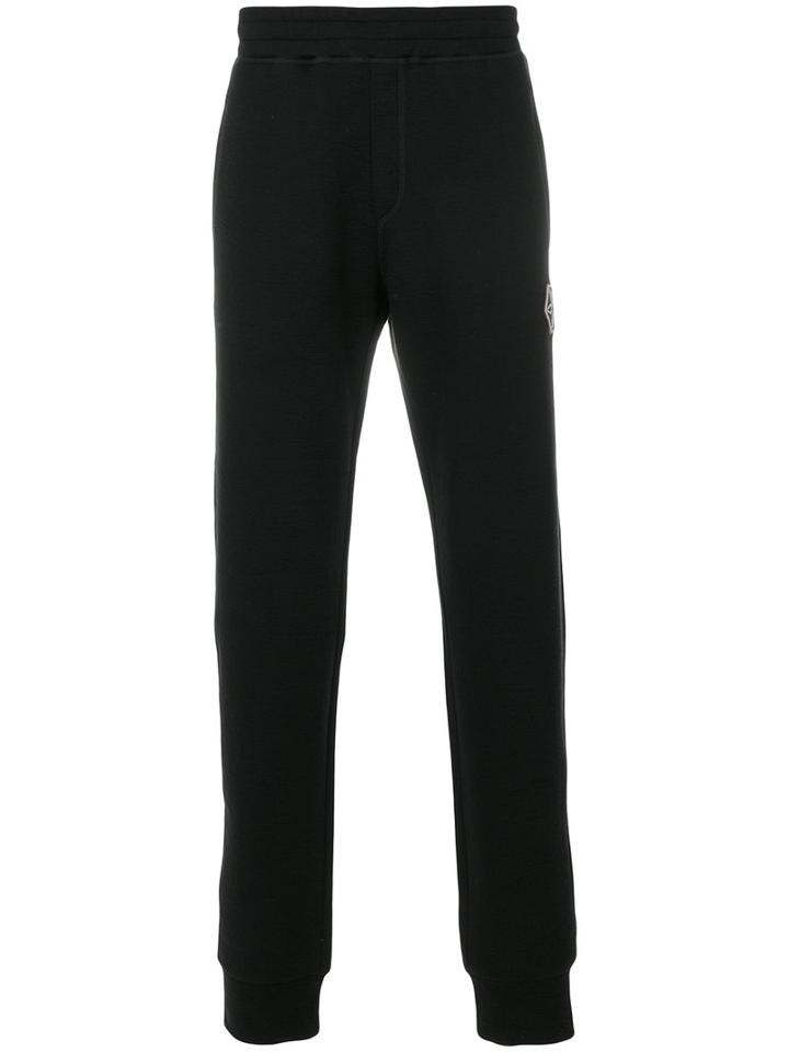 Lanvin - Spider Patch Cuffed Joggers - Men - Cotton/polyamide/polyester - S, Black, Cotton/polyamide/polyester