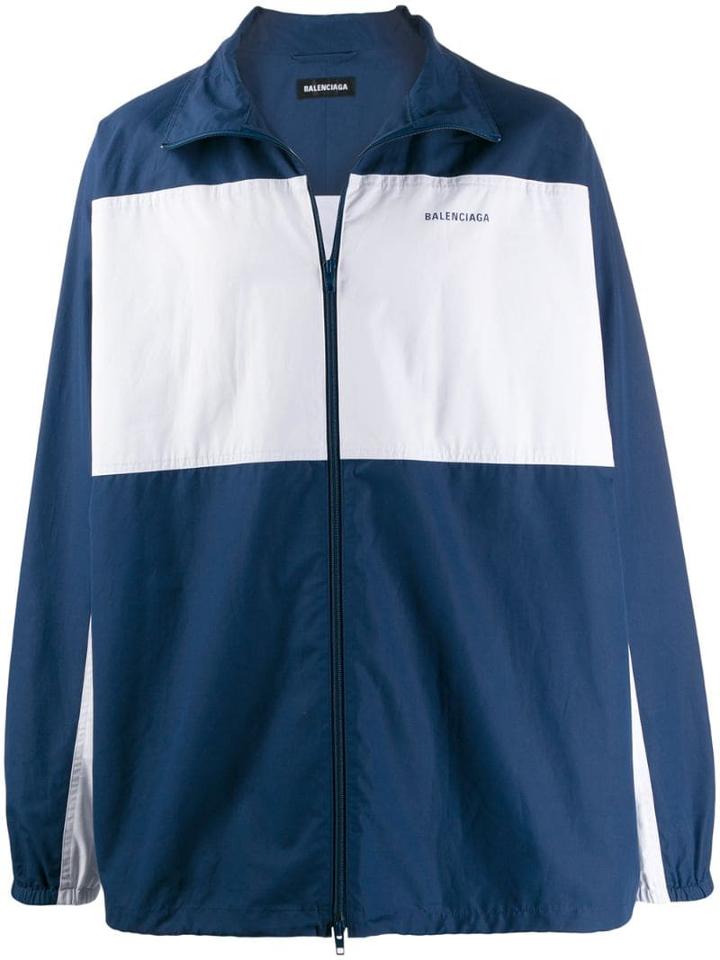 Balenciaga Zip-up Jacket - Blue