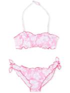 Mc2 Saint Barth Kids Teen Floral Bikini Set - Pink
