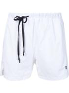 11 By Boris Bidjan Saberi Drawstring Logo Swim Shorts