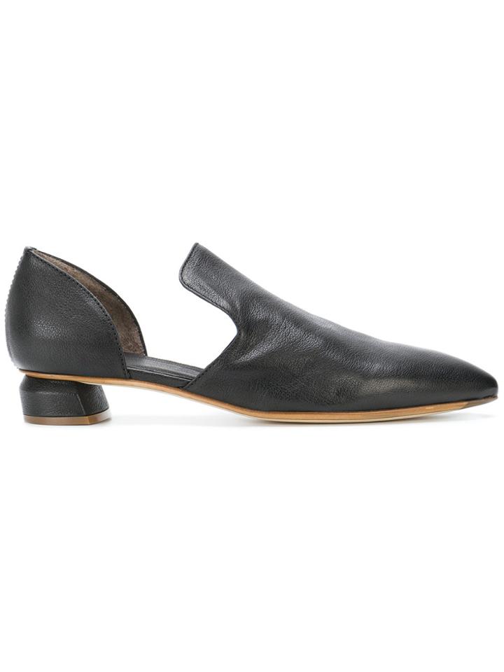 Officine Creative Sculpted Low Heel Mules - Black
