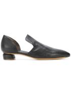 Officine Creative Sculpted Low Heel Mules - Black