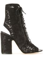 Laurence Dacade Lace Sandals - Black