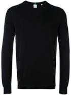 Paul Smith - V-neck Jumper - Men - Cotton - M, Black, Cotton