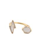 Marie Helene De Taillac Chalcedony Lightning Bolt & Cloud Ring, Women's, White