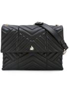 Lanvin 'sugar' Shoulder Bag, Black, Lamb Skin/polyester/cotton