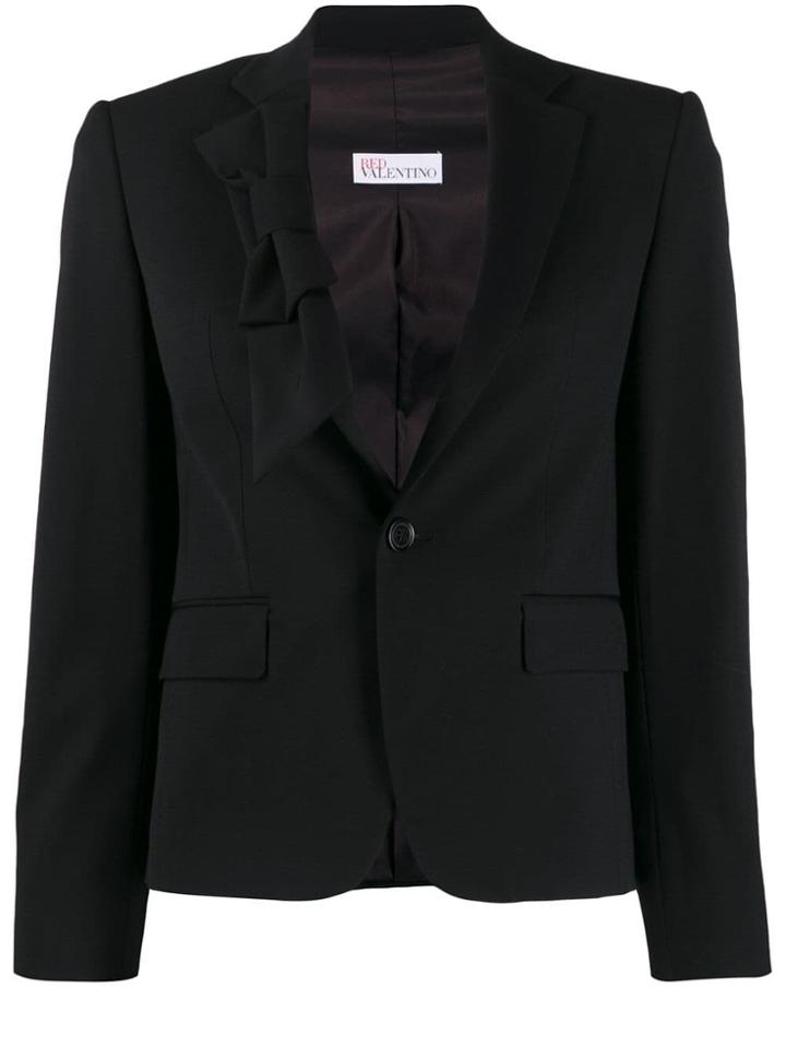 Red Valentino Bow Detail Blazer - Black