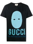 Gucci Mask Invitation Print T-shirt - Black