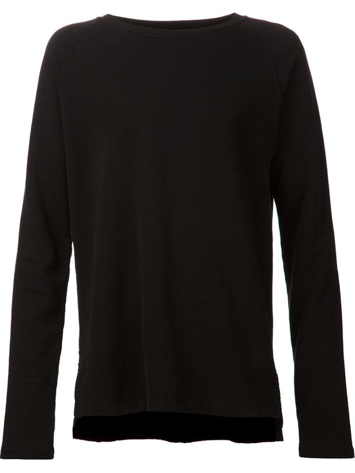 Fadeless Crew Neck Sweatshirt, Men's, Size: Medium, Black, Cotton