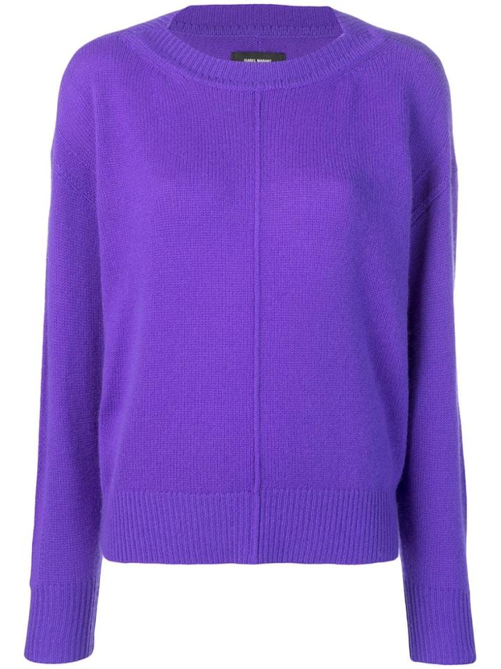 Isabel Marant Calice Round Neck Jumper - Purple