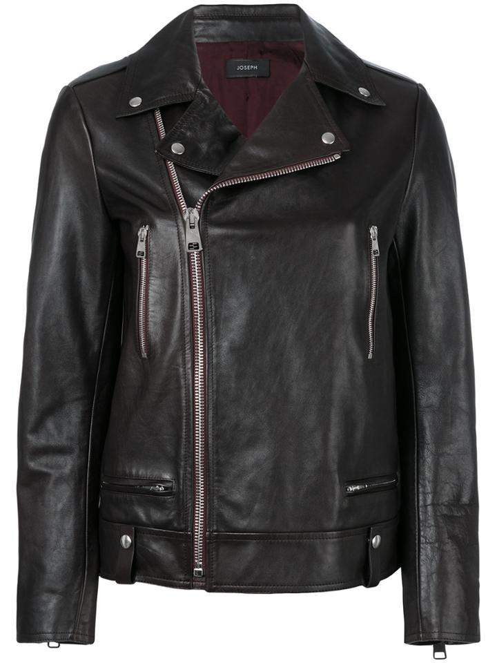 Joseph Leather Jacket - Pink & Purple