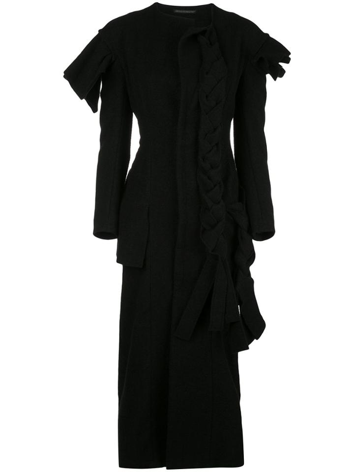 Yohji Yamamoto Knitted Wool Dress - Black
