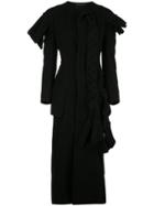Yohji Yamamoto Knitted Wool Dress - Black