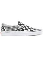Vans Checkboard Slip-on Sneakers - Black
