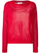 Zanone Relaxed Fit Jumper - Red