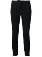 3.1 Phillip Lim Cropped Skinny Trousers, Women's, Size: 8, Black, Modal/spandex/elastane/cotton