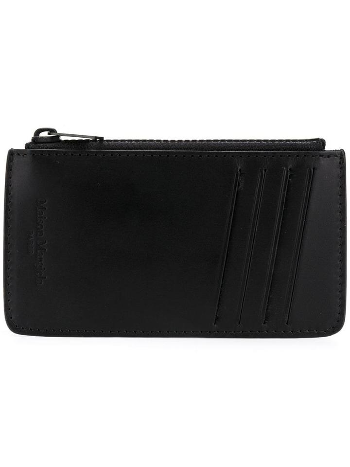 Maison Margiela Top Zip Wallet - Black
