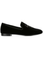 Giuseppe Zanotti Design Embellished Logo Slippers