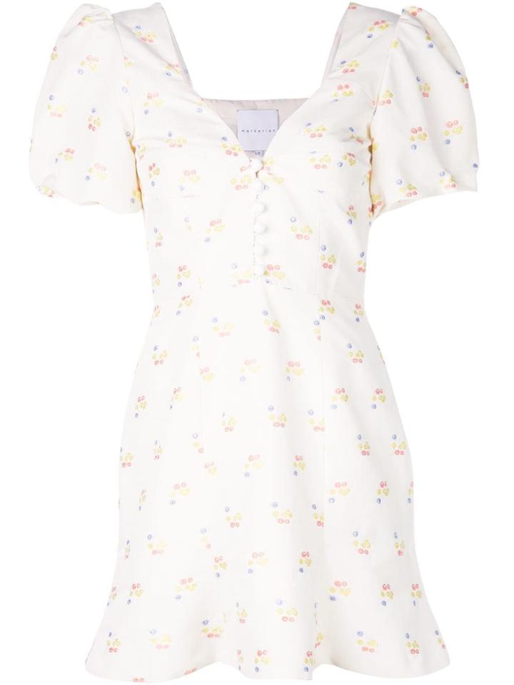 Markarian Floral Print Dress - White