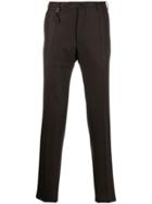 Incotex Colour Block Tailored Trousers - Brown