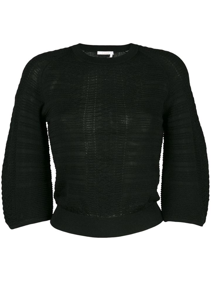 Chloé Knitted Jumper - Black