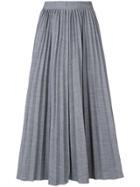 Co Pleated Midi Skirt - Grey