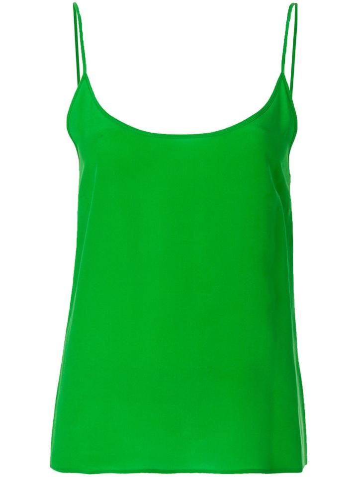 Capucci Spaghetti Strap Top - Green