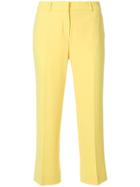 Max Mara Studio Cropped Trousers - Yellow & Orange