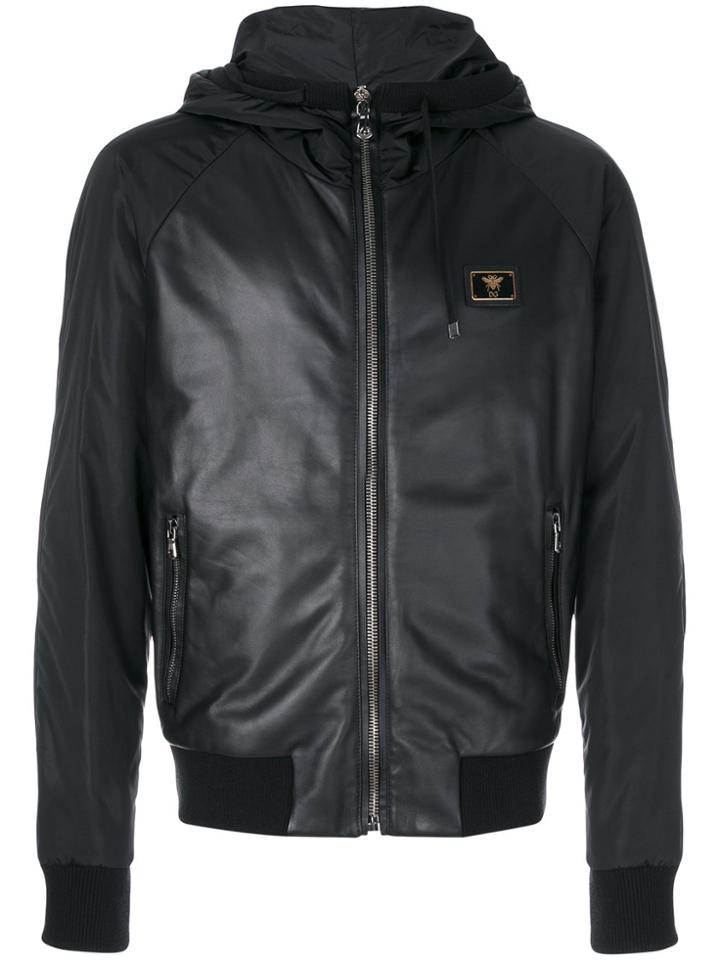 Dolce & Gabbana Hooded Jacket - Black