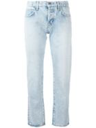 Current/elliott The Original Straight Jeans, Women's, Size: 25, Blue, Cotton