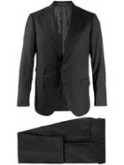 Caruso Two-piece Formal Suit - Black