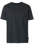 Ps By Paul Smith Dash-stripe T-shirt - Blue