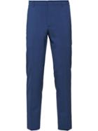 Prada Mid-rise Tailored Trousers - Blue
