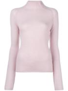 Forte Forte Stand Up Collar Jumper, Women's, Size: 3, Pink/purple, Cashmere
