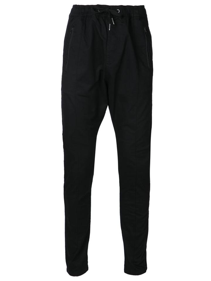 Zanerobe 'cyamo' Trousers, Men's, Size: 30, Black, Cotton/spandex/elastane