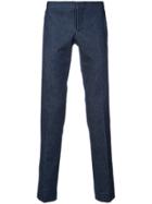 Thom Browne Unconstructed Low Rise Skinny Trouser In Washed Denim -
