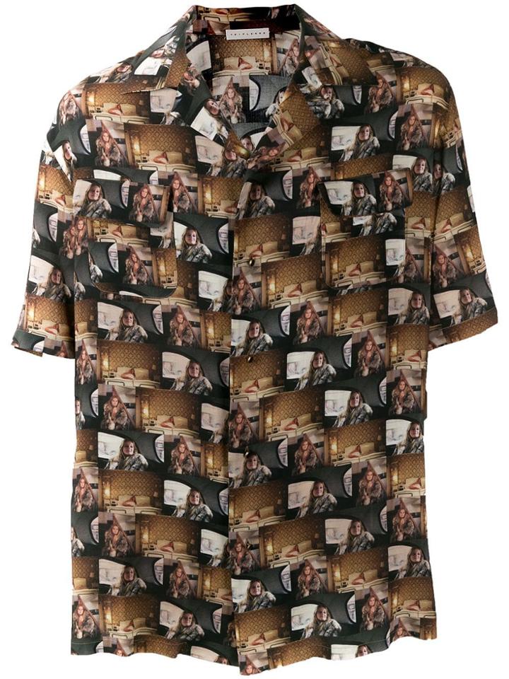 Triple Rrr Photo Print Shirt - Neutrals