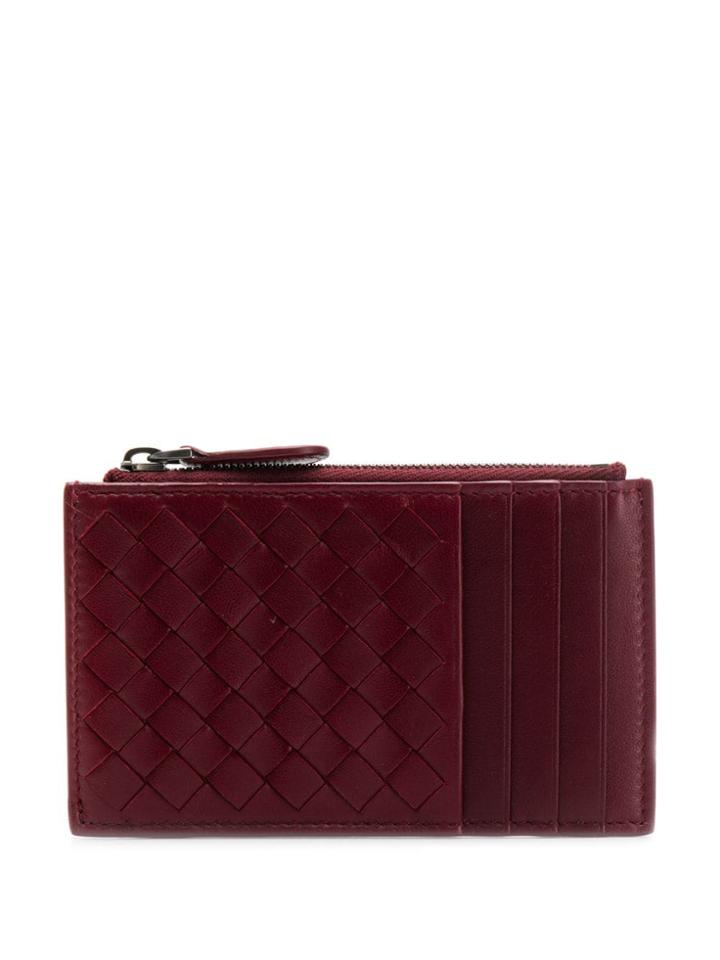 Bottega Veneta Zipped Wallet - Red