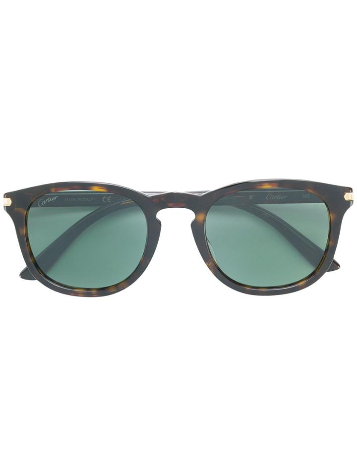 Cartier C De Cartier Sunglasses - Brown