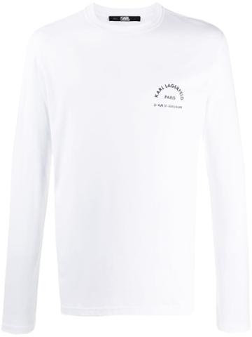 Karl Lagerfeld Rue St Guillaume T-shirt - White
