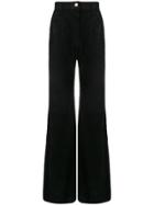Palomo Spain High Rise Wide-leg Trousers - Black