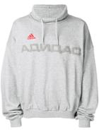 Gosha Rubchinskiy Oversized Slogan Hoodie - Grey