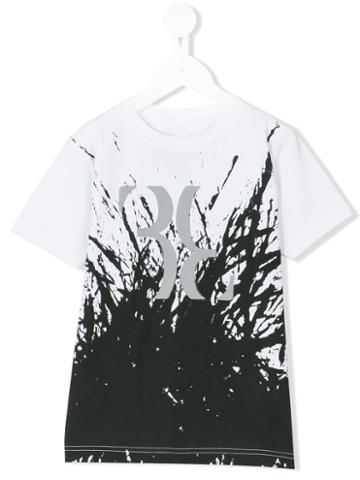 Billionaire Kids - Paint Splash T-shirt - Kids - Cotton - 4 Yrs, White