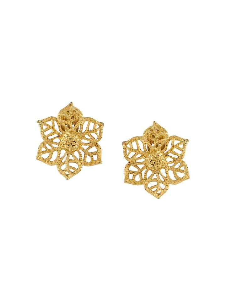 Christian Dior Pre-owned 1980s Clip-on Earrings - Gold