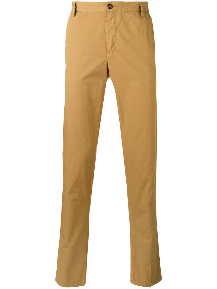 Kenzo - Straight-leg Chinos - Men - Cotton - 48, Brown, Cotton