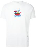Aspesi Sailor Print T-shirt, Men's, Size: Xl, White, Cotton