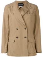 Erika Cavallini Ernest Double-breasted Blazer - Nude & Neutrals