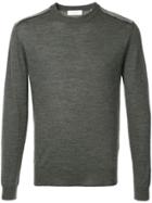 Cerruti 1881 Long-sleeve Fitted Sweater - Grey