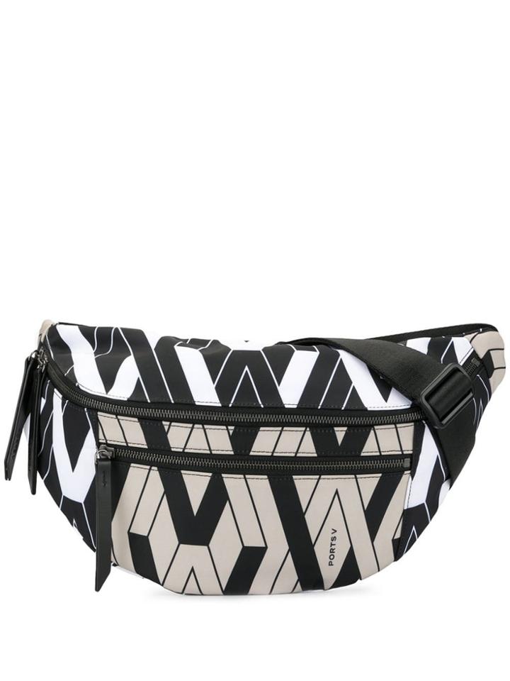 Ports V Logo Print Bum Bag - Multicolour