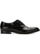 Emporio Armani Lace-up Oxford Shoes - Black